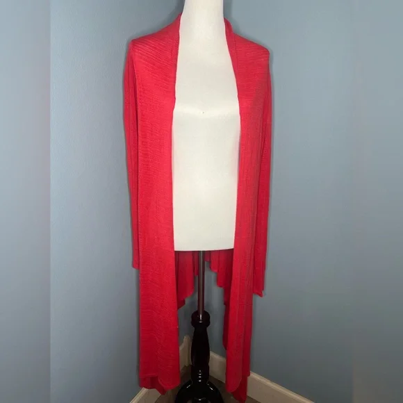 Chicos Duster Open Front Cardigan Size M/L - Picture 5 of 6